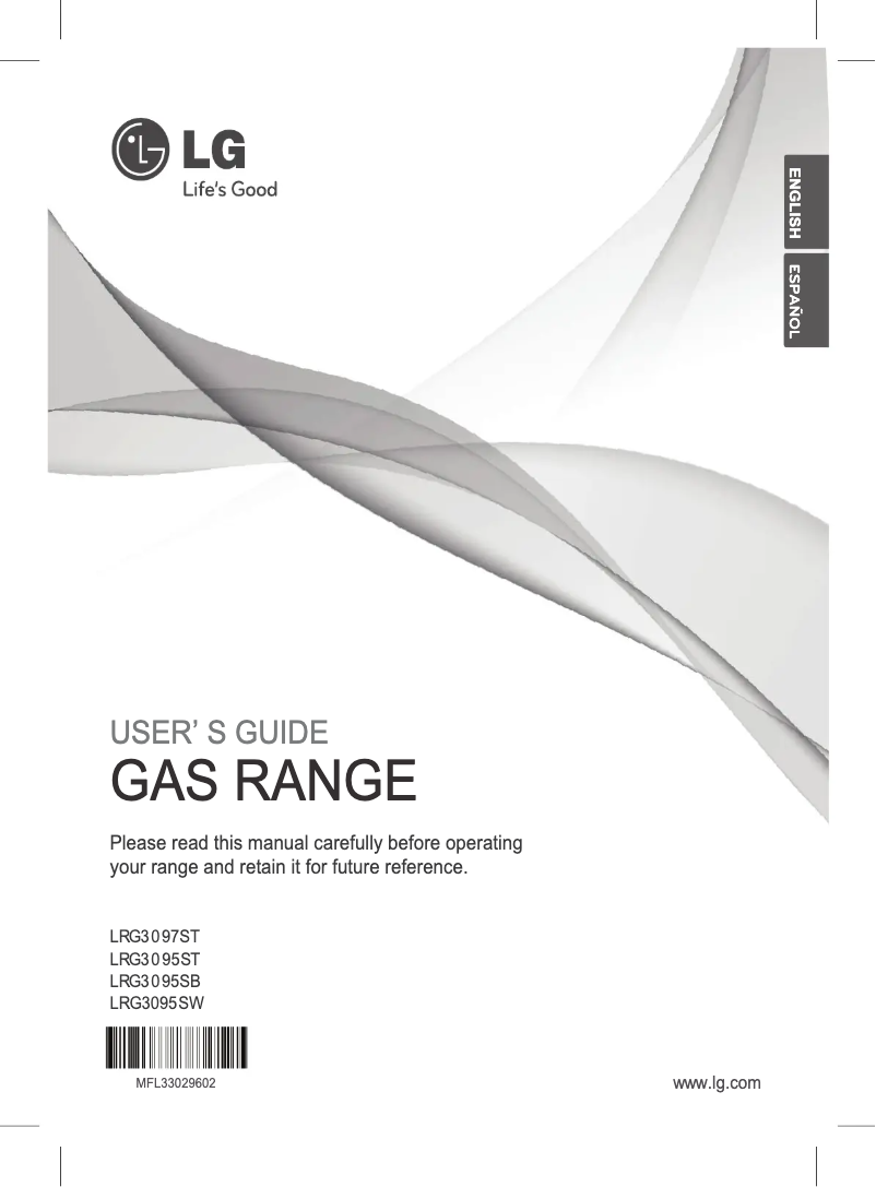 Página 1 del manual Manual de usuario LG LRG3095SB