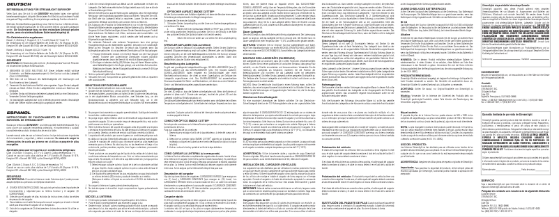 Image de la première page du manuel de l'appareil Survivor