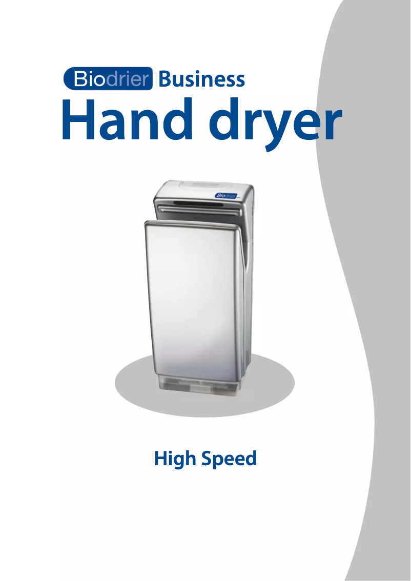 Page 1 de la notice Manuel utilisateur Biodrier Business