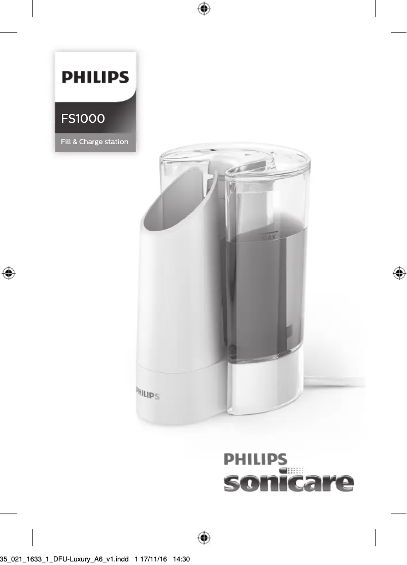 Page 1 de la notice Manuel utilisateur Philips Sonicare AirFloss HX8460