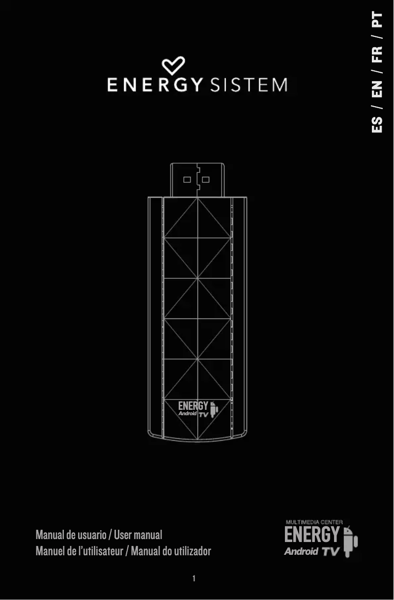 Page 1 of the manual User Manual Energy Sistem 391752
