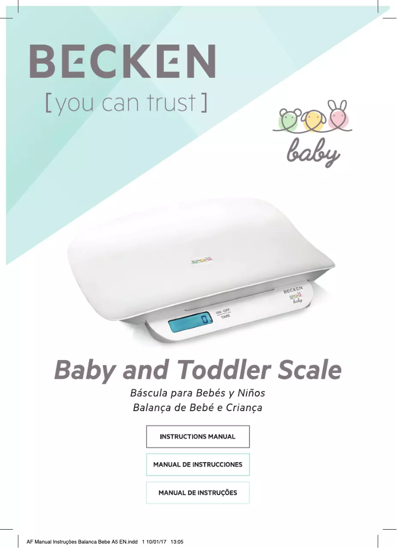 Page 1 de la notice Manuel utilisateur Becken BCS-2973