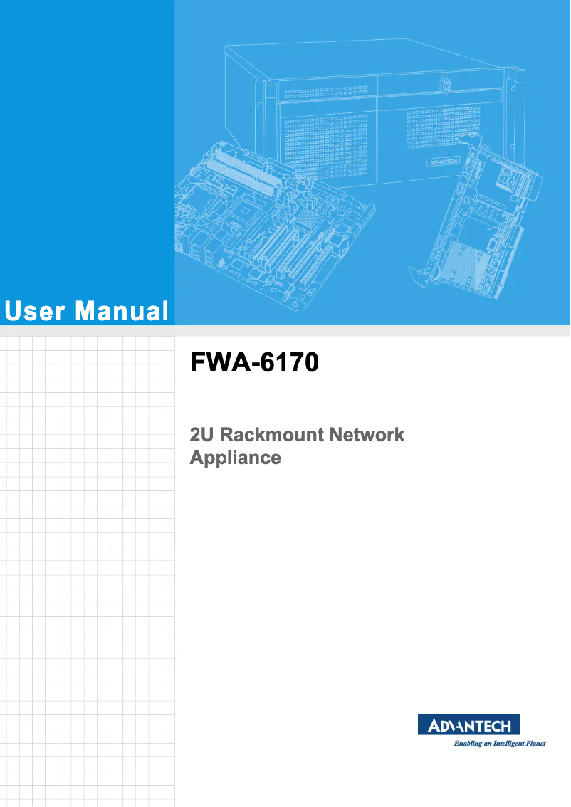 Page 1 de la notice Manuel utilisateur Advantech FWA-6170