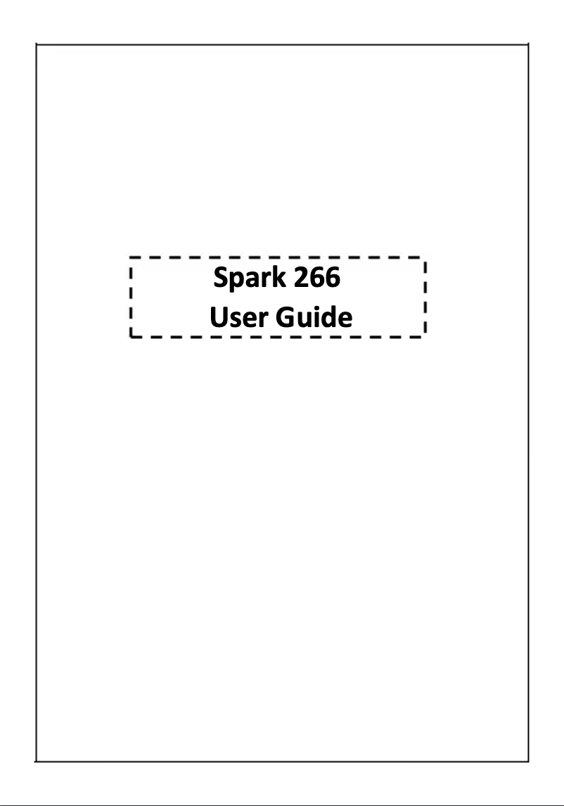 Page 1 de la notice Manuel utilisateur Lava Spark 266