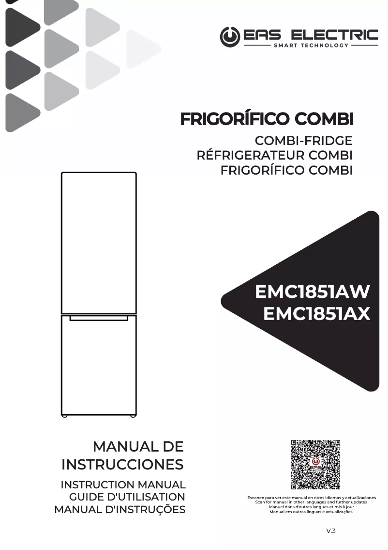 Page 1 de la notice Manuel utilisateur EAS Electric EMC1851AW