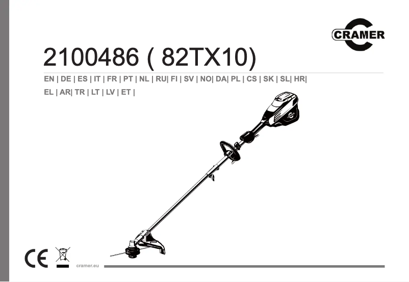 Page 1 de la notice Manuel utilisateur Cramer 82TX10