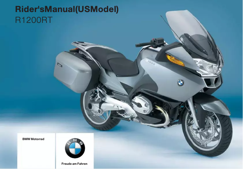 Page 1 de la notice Manuel utilisateur BMW R 1200 RT (2005)