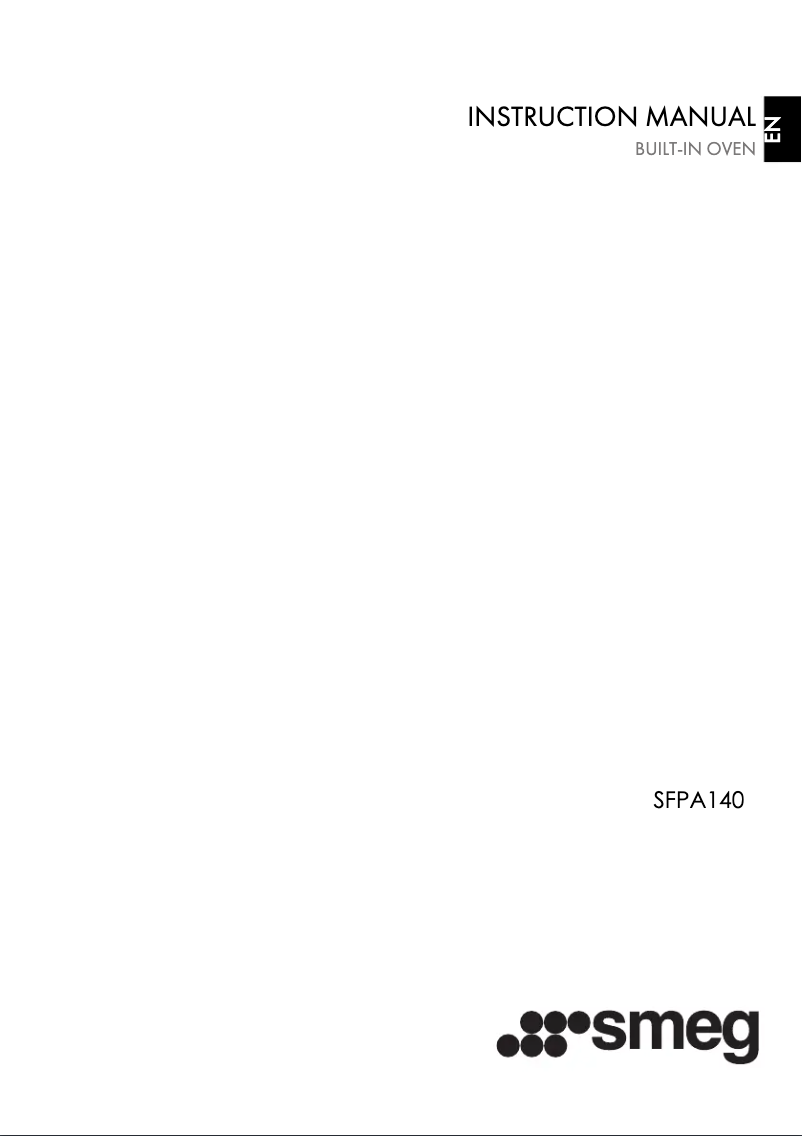 Page n°1 - Manuel utilisateur Smeg SFPA140
