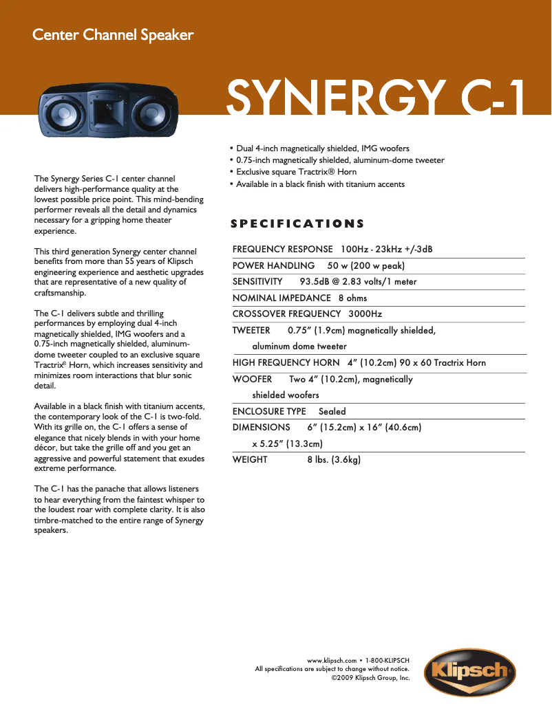 Image de la première page du manuel de l'appareil C-1