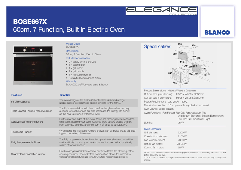 Image de la première page du manuel de l'appareil BOSE667X