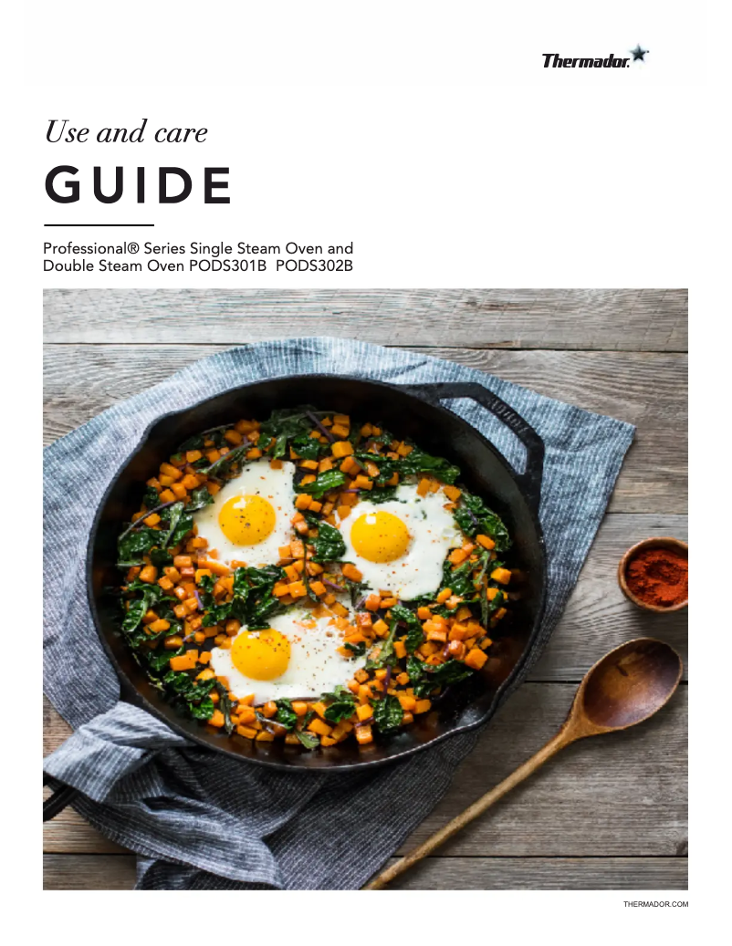 Page 1 de la notice Manuel utilisateur Thermador PODS302B