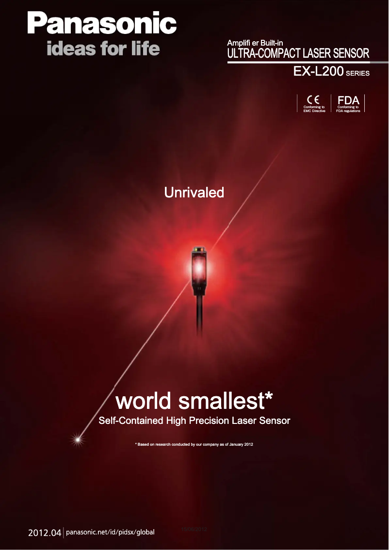 Page 1 de la notice Manuel utilisateur Panasonic EX-L211