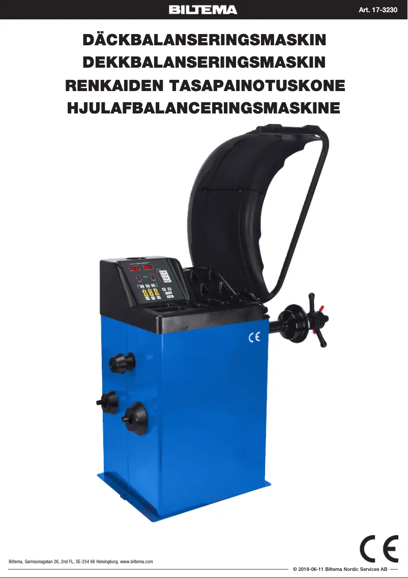 Page 1 de la notice Manuel utilisateur Biltema 17-3230