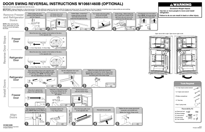 Page n°1 - Guide d'installation Maytag MRT711BZDH