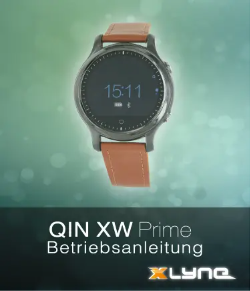 Page 1 de la notice Manuel utilisateur Xlyne QIN XW Prime