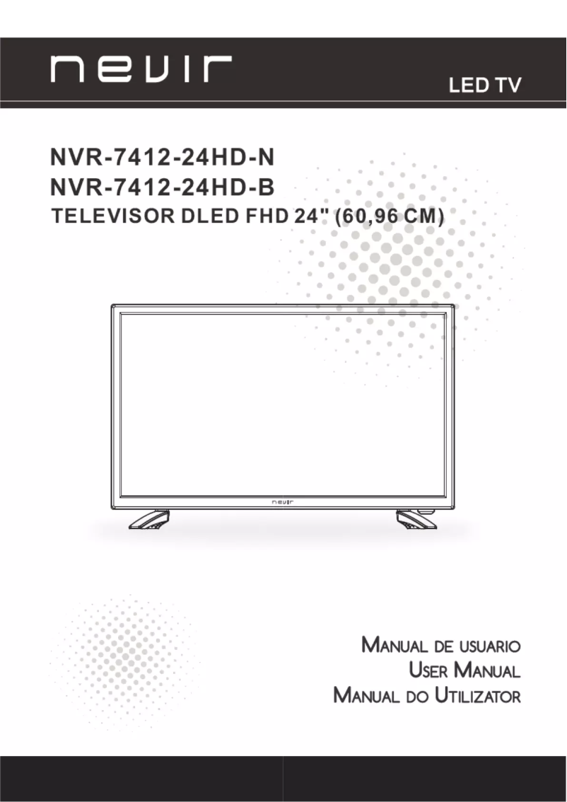 Page 1 de la notice Manuel utilisateur Nevir NVR-7412-24HD-B
