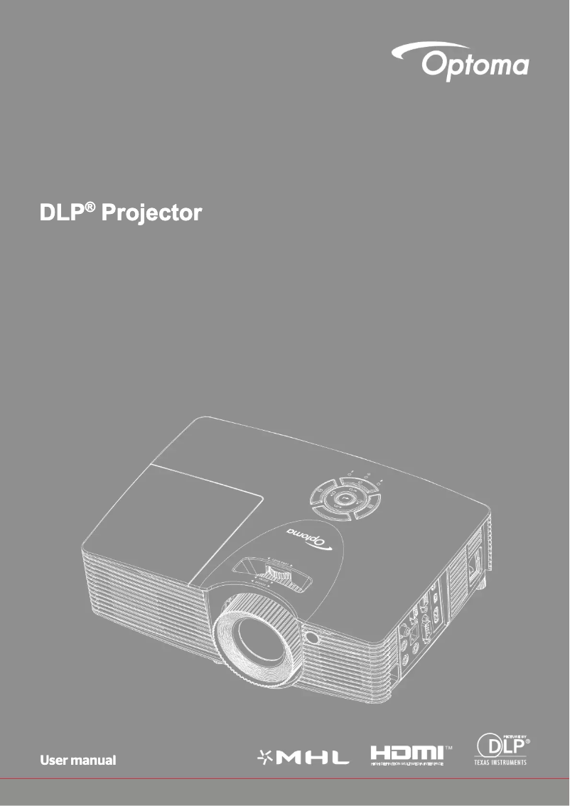 Page 1 de la notice Manuel utilisateur Optoma EH416ED