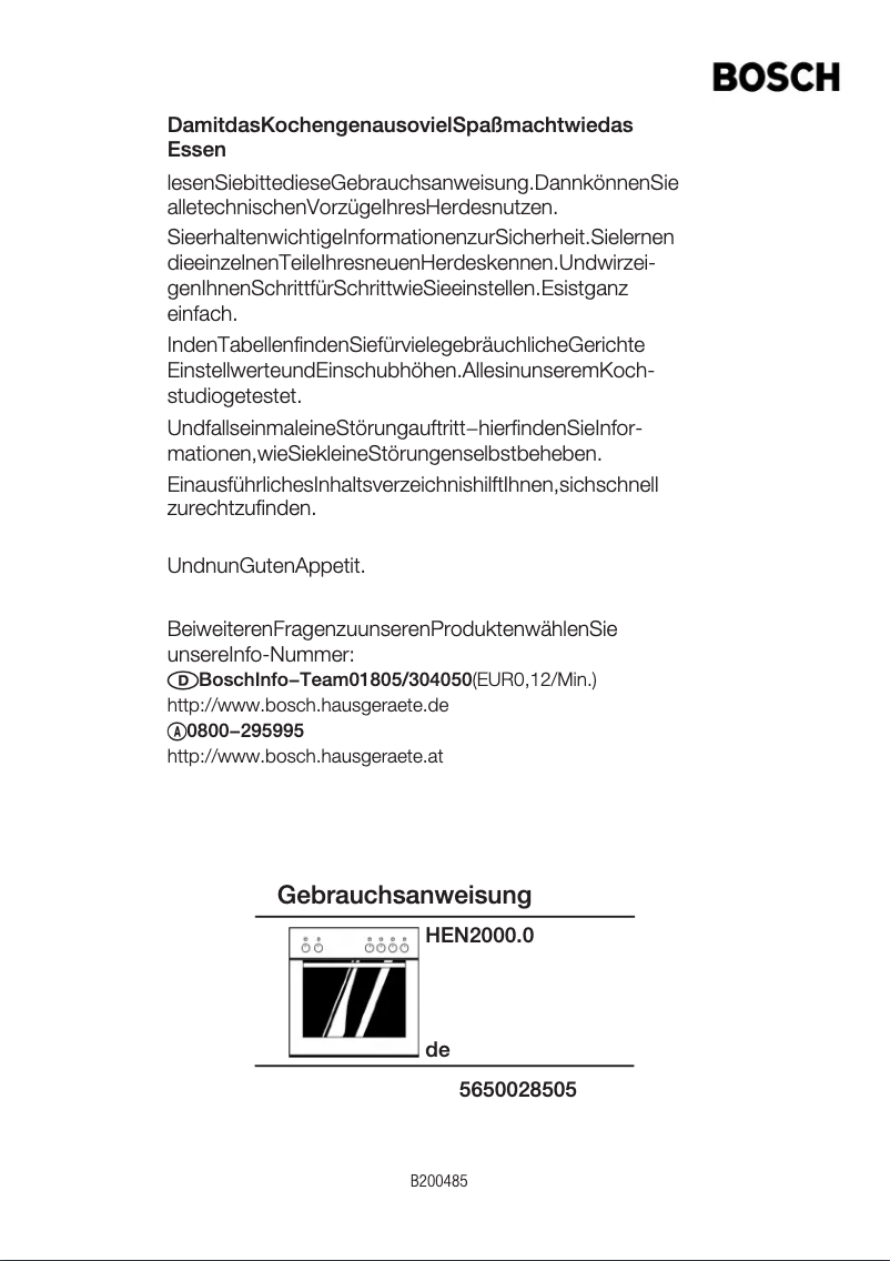 Image de la première page du manuel de l'appareil HEN200050