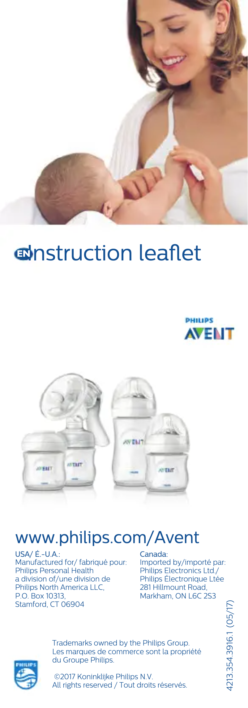 Page 1 de la notice Manuel utilisateur Philips AVENT SCF703