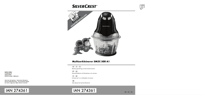 Page 1 de la notice Manuel utilisateur SilverCrest SMZ 260 I2