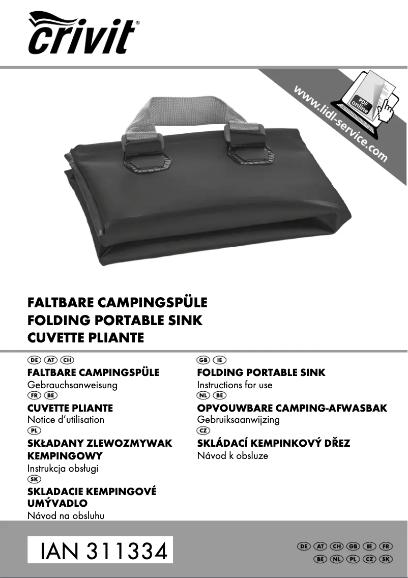 Página 1 del manual Manual de usuario Crivit IAN 311334