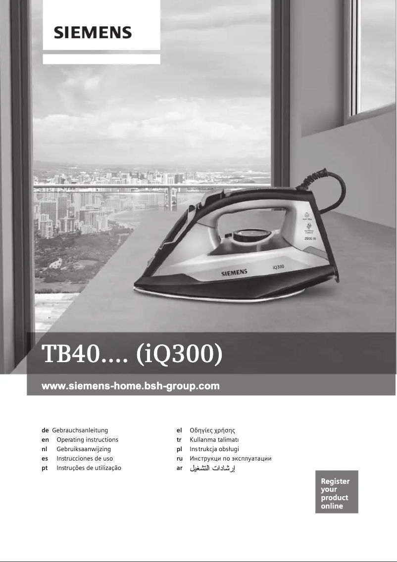 Page 1 de la notice Manuel utilisateur Siemens TB402820