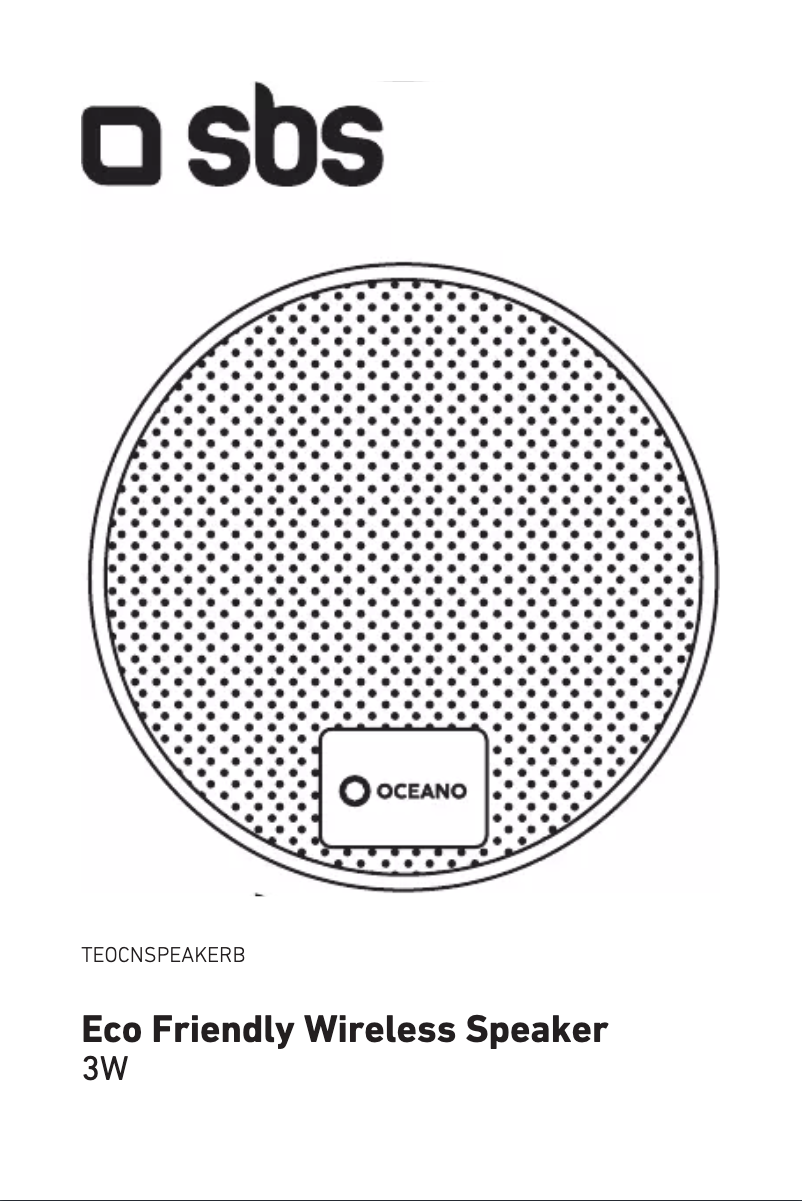 Page 1 de la notice Manuel utilisateur SBS Oceano