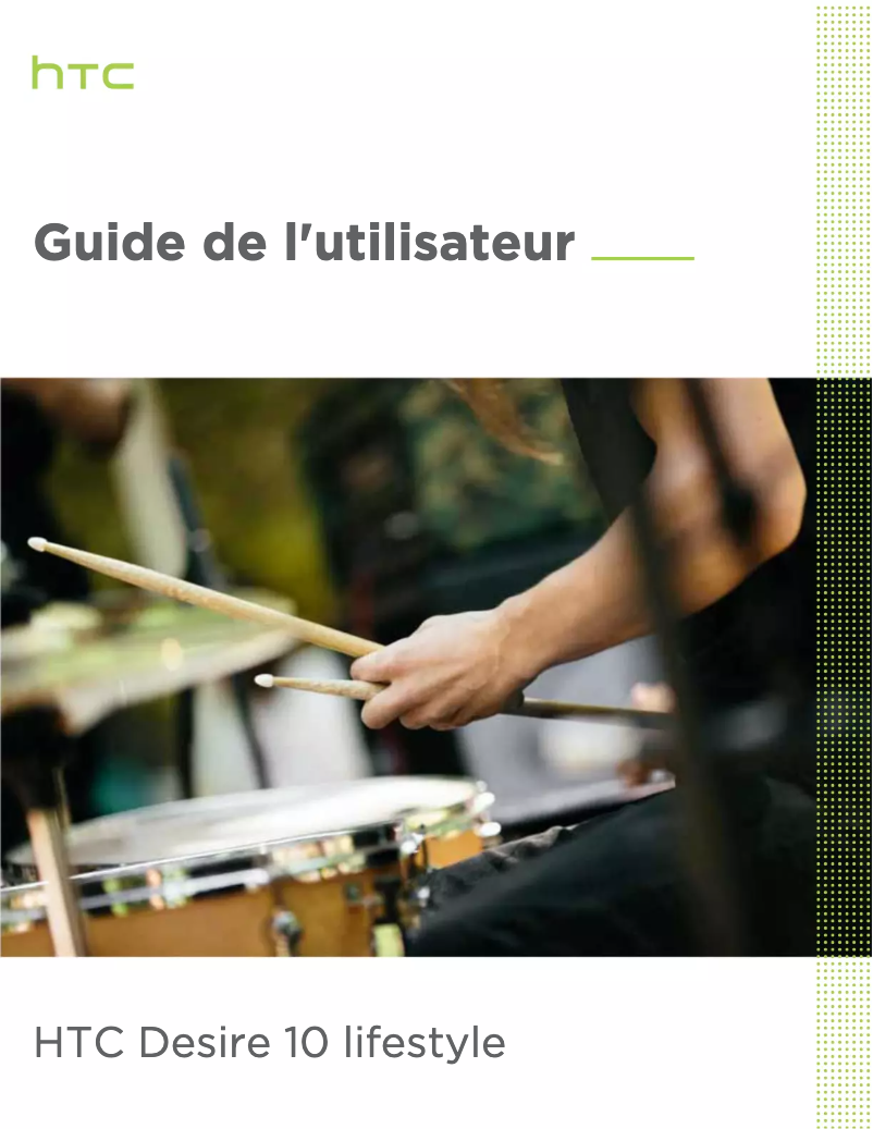 Page 1 de la notice Manuel utilisateur HTC Desire 10 lifestyle