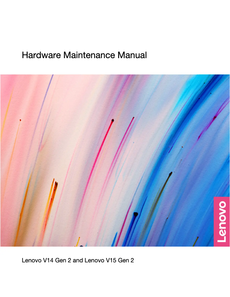 Page n°1 - Manuel utilisateur Lenovo V15 Gen 2