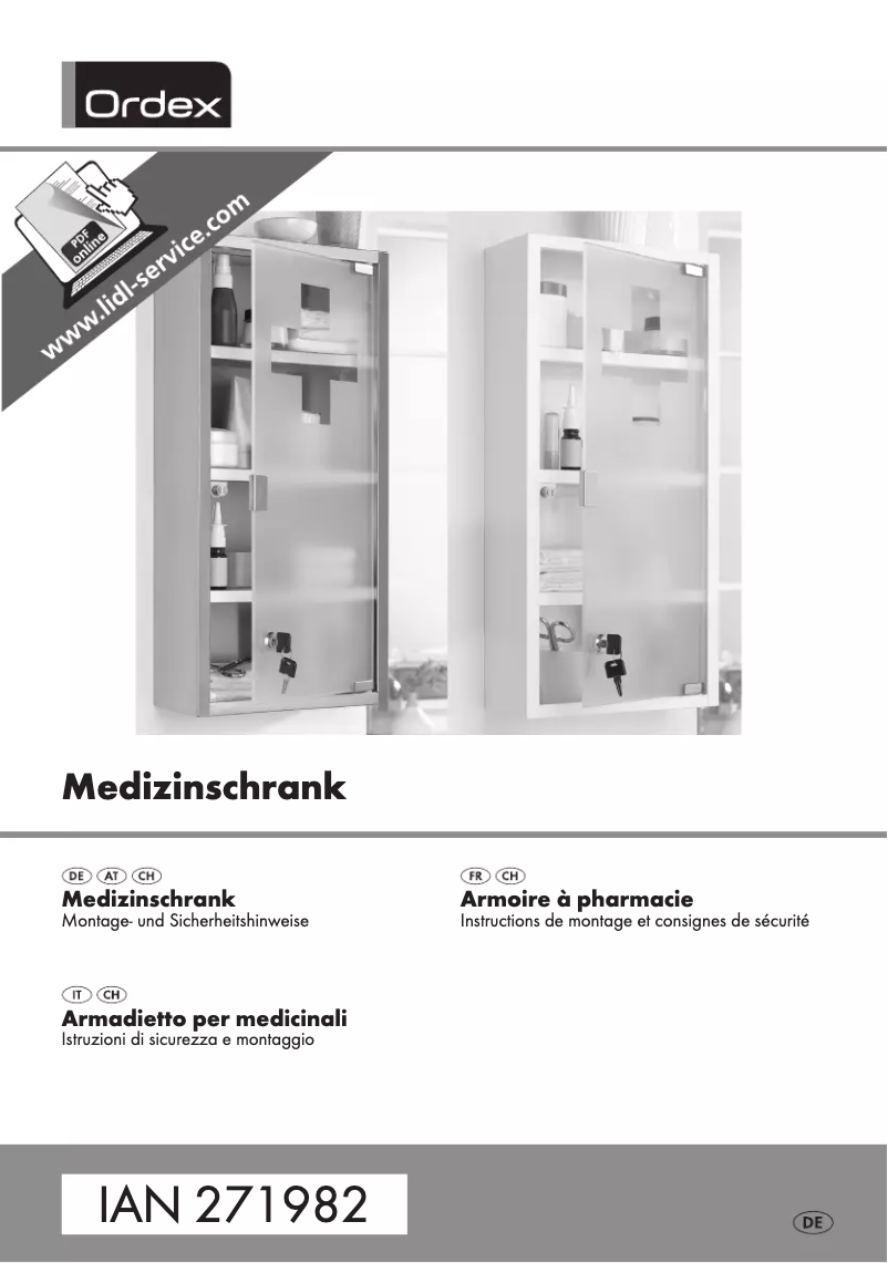 Page 1 de la notice Manuel utilisateur Ordex IAN 271982