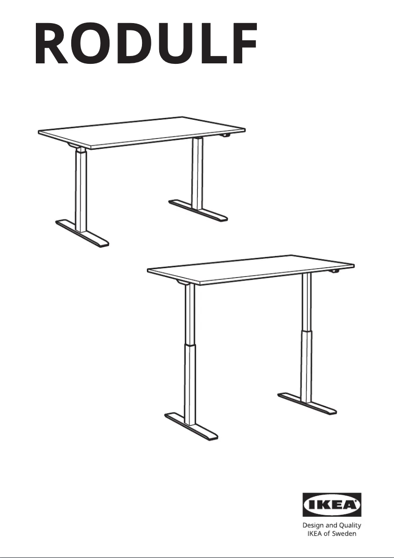 Image de la première page du manuel de l'appareil RODULF 004.973.78