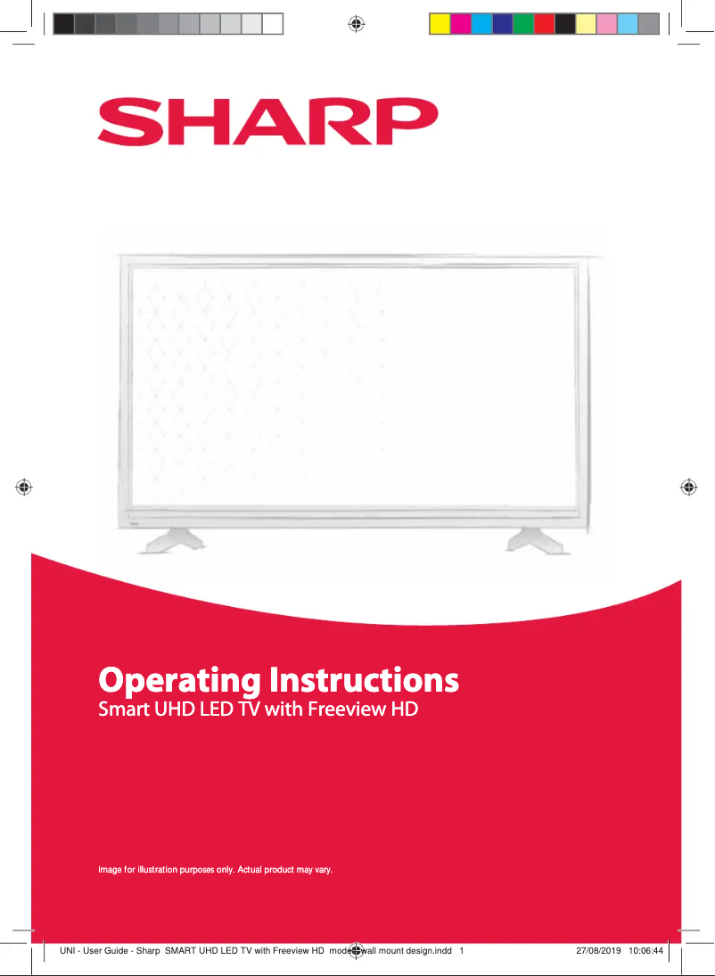 Page 1 de la notice Manuel utilisateur Sharp 50BJ4K