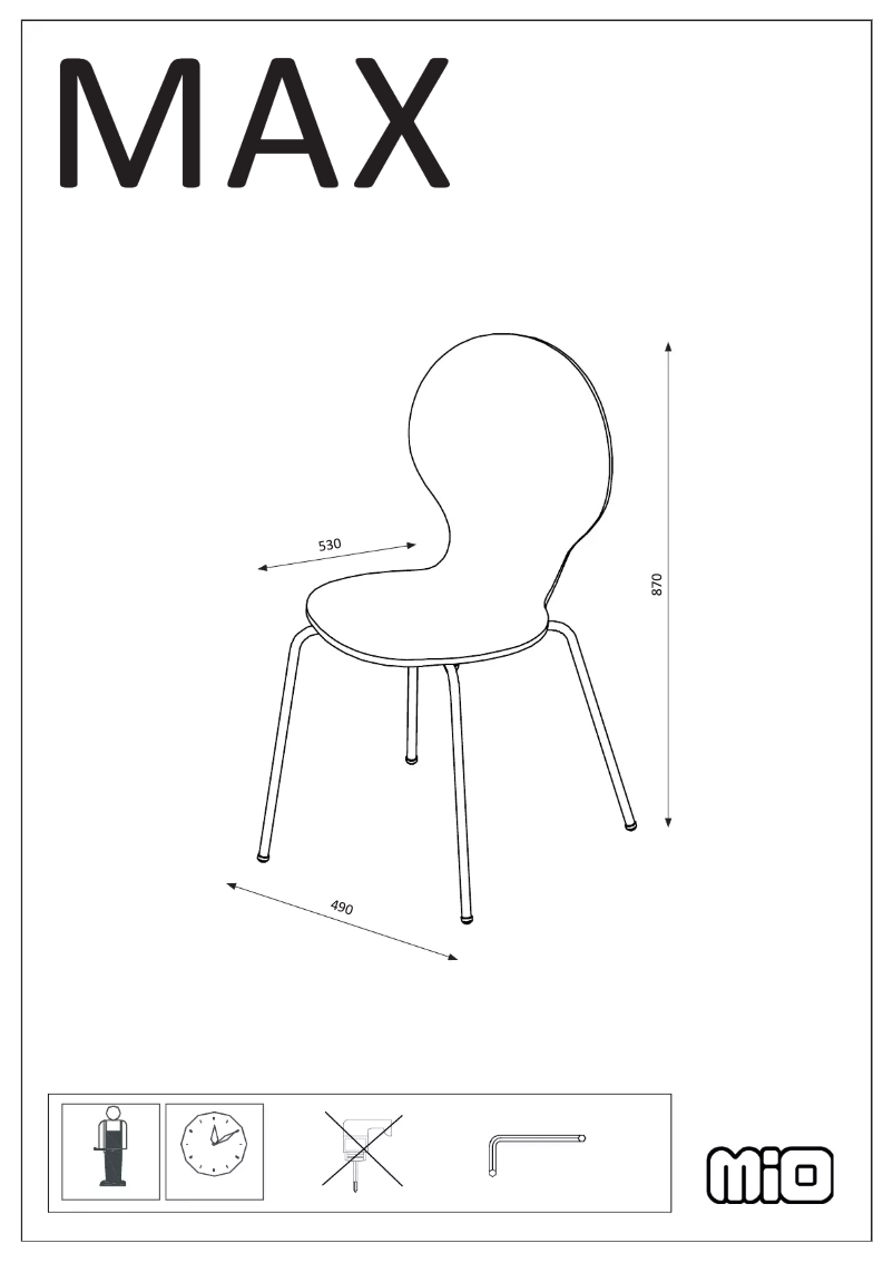 Page n°1 - Manuel utilisateur Mio Max