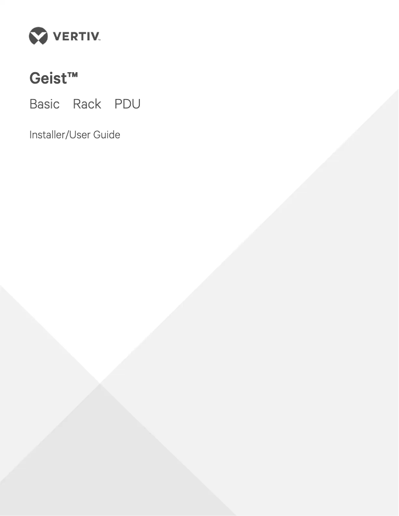 Página 1 del manual Manual de usuario Geist GVHVAN122-102P02PS6-IP44