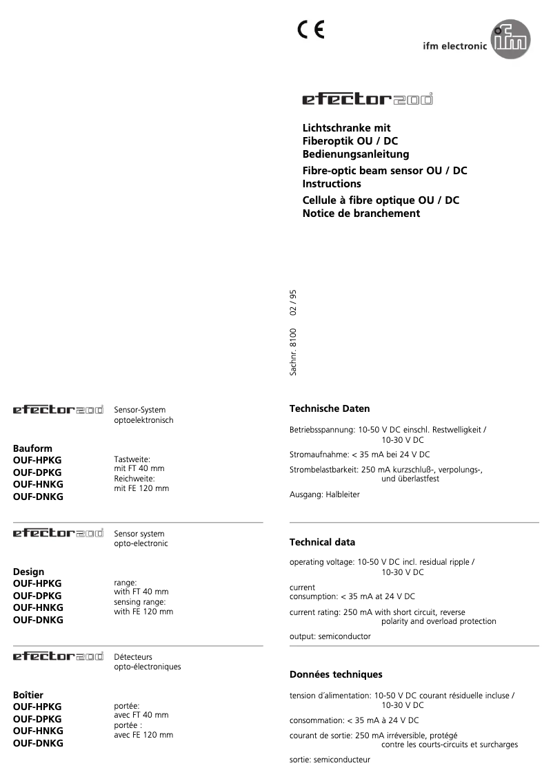 Image de la première page du manuel de l'appareil OU5039