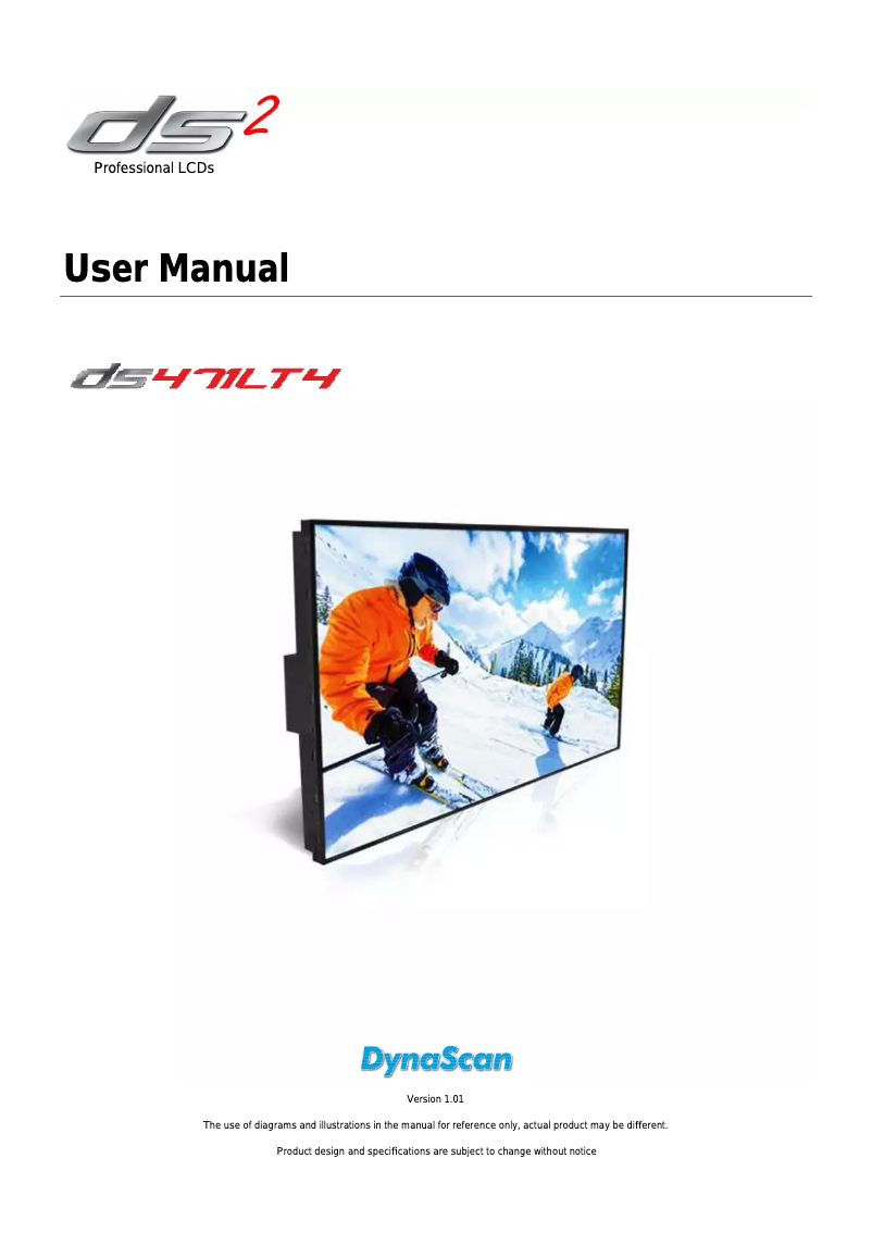 Image de la première page du manuel de l'appareil DS472LT6