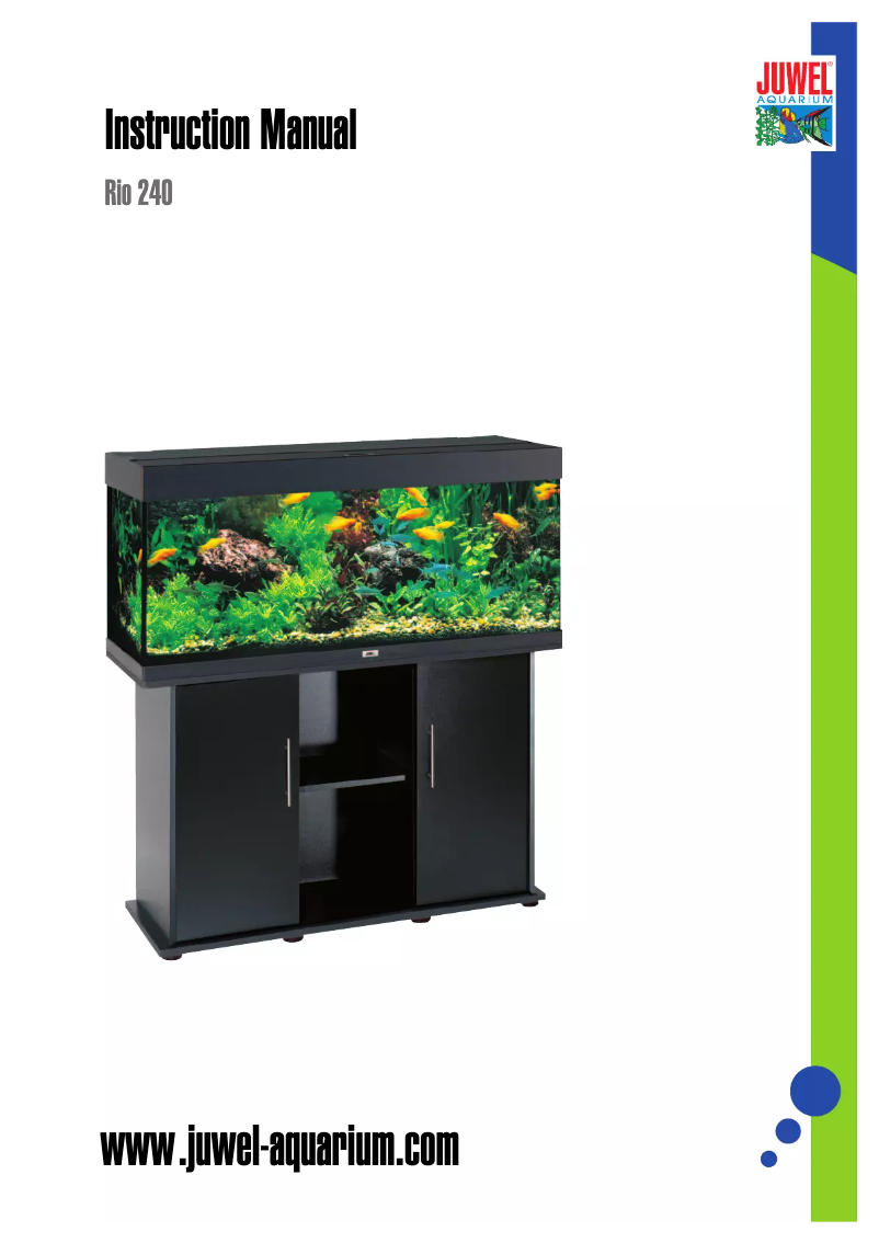 Image de la première page du manuel de l'appareil Rio 240