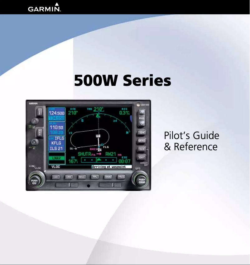 Page n°1 - Manuel utilisateur Garmin GNS 530W