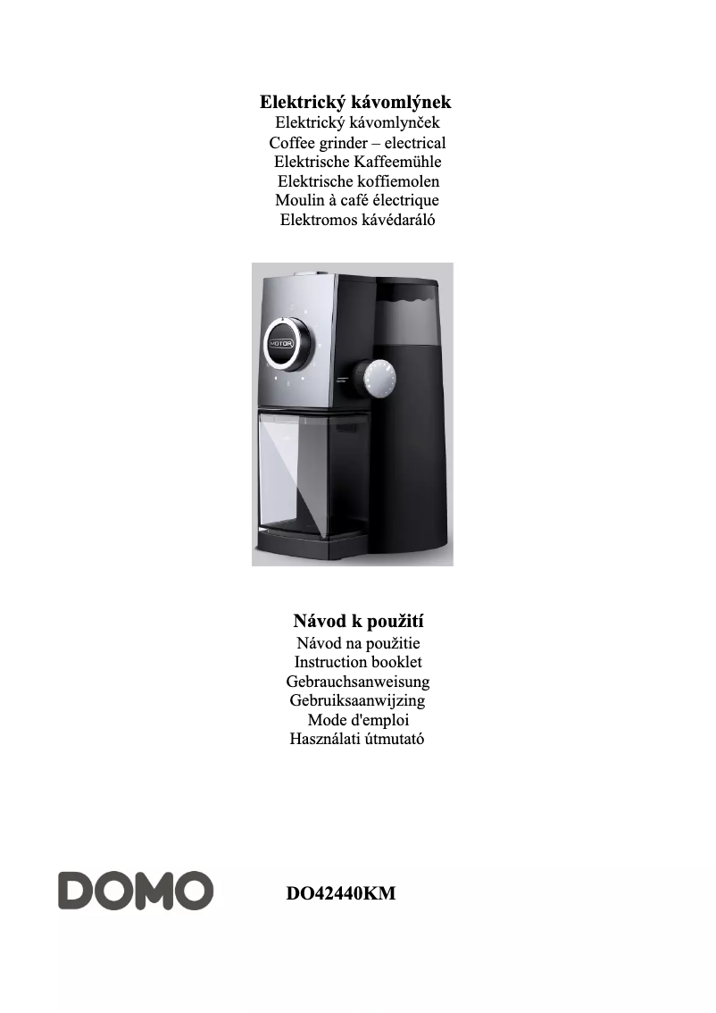 Image de la première page du manuel de l'appareil DO42440KM