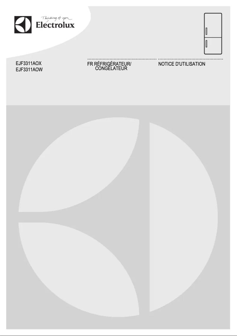 Page n°1 - Manuel utilisateur Electrolux EJF3311AOW