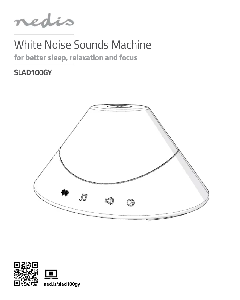 Page 1 de la notice Manuel utilisateur Nedis SLAD100GY