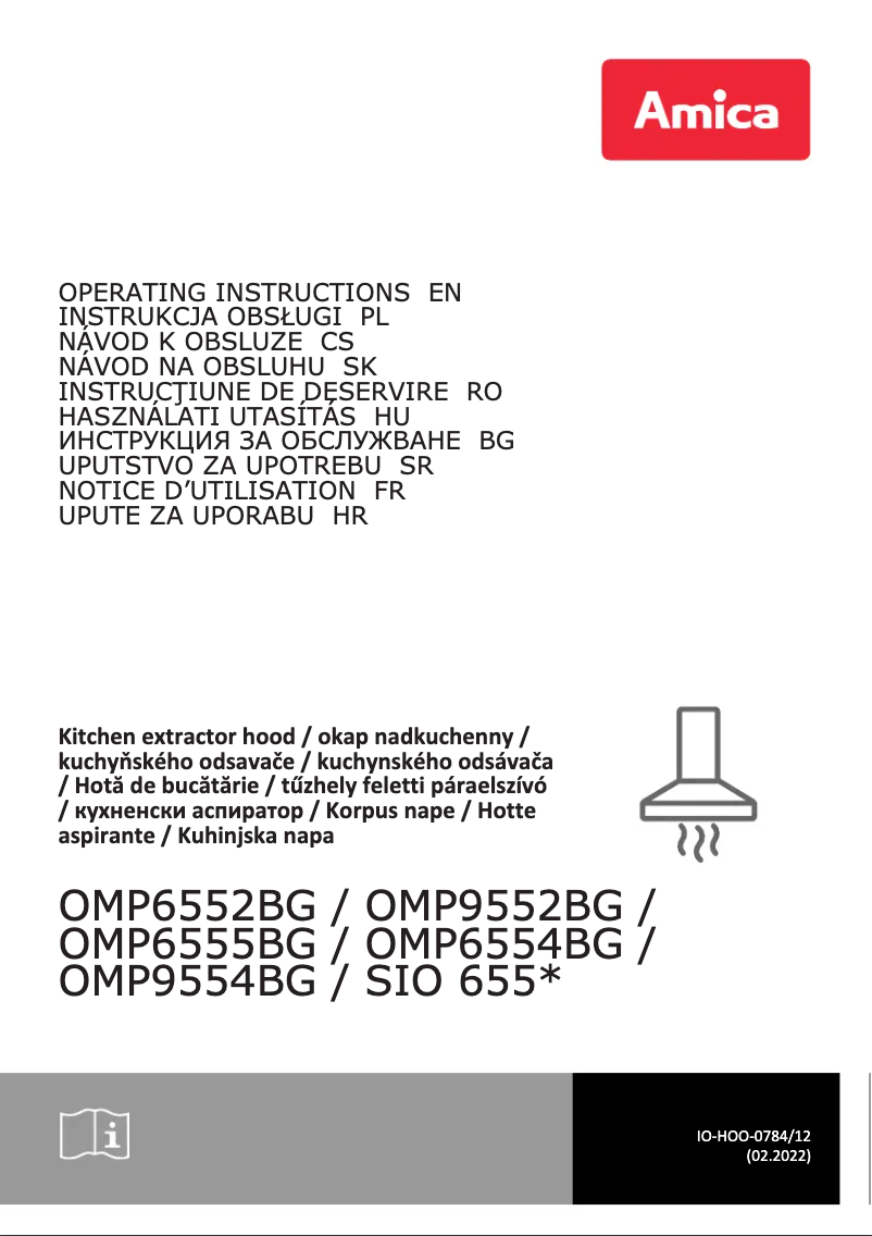 Page n°1 - Manuel utilisateur Amica OMP9554BG