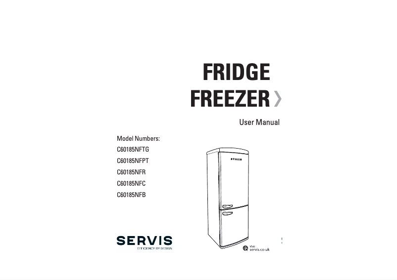 Page n°1 - Manuel utilisateur Servis C60185NFR