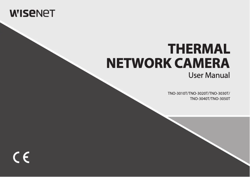 Page 1 de la notice Manuel utilisateur Hanwha TNO-3040T