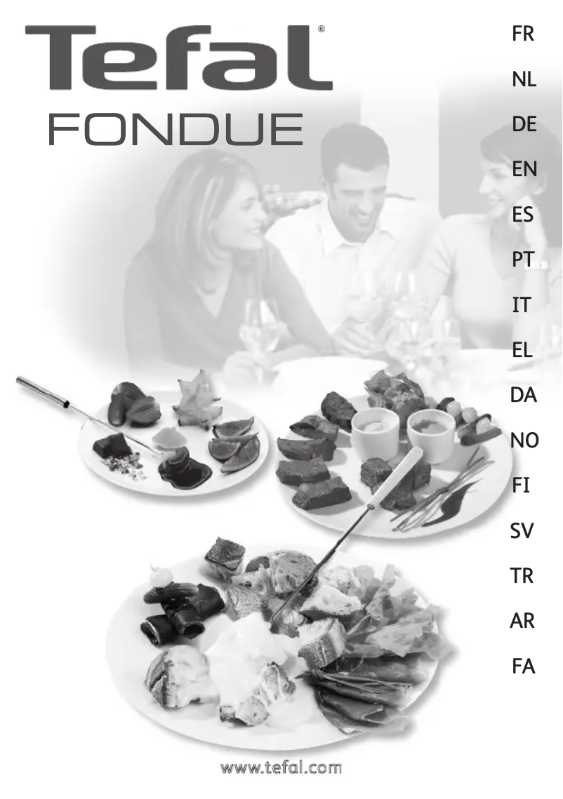 Image de la première page du manuel de l'appareil Easy Fondue EF310B12