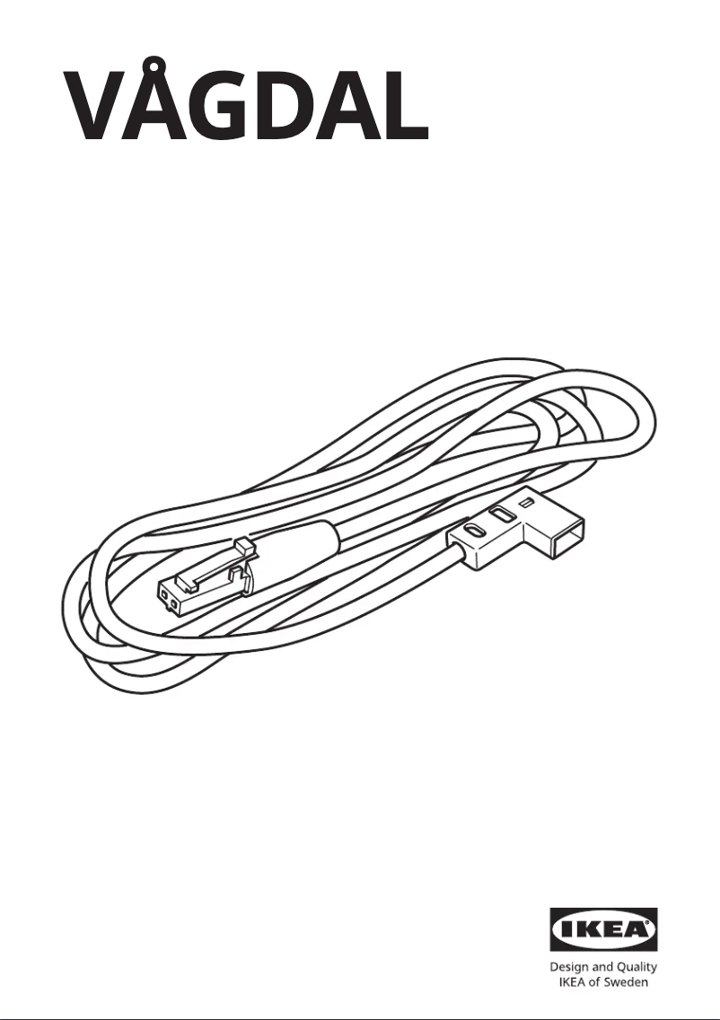 Image de la première page du manuel de l'appareil VÅGDAL 205.433.98