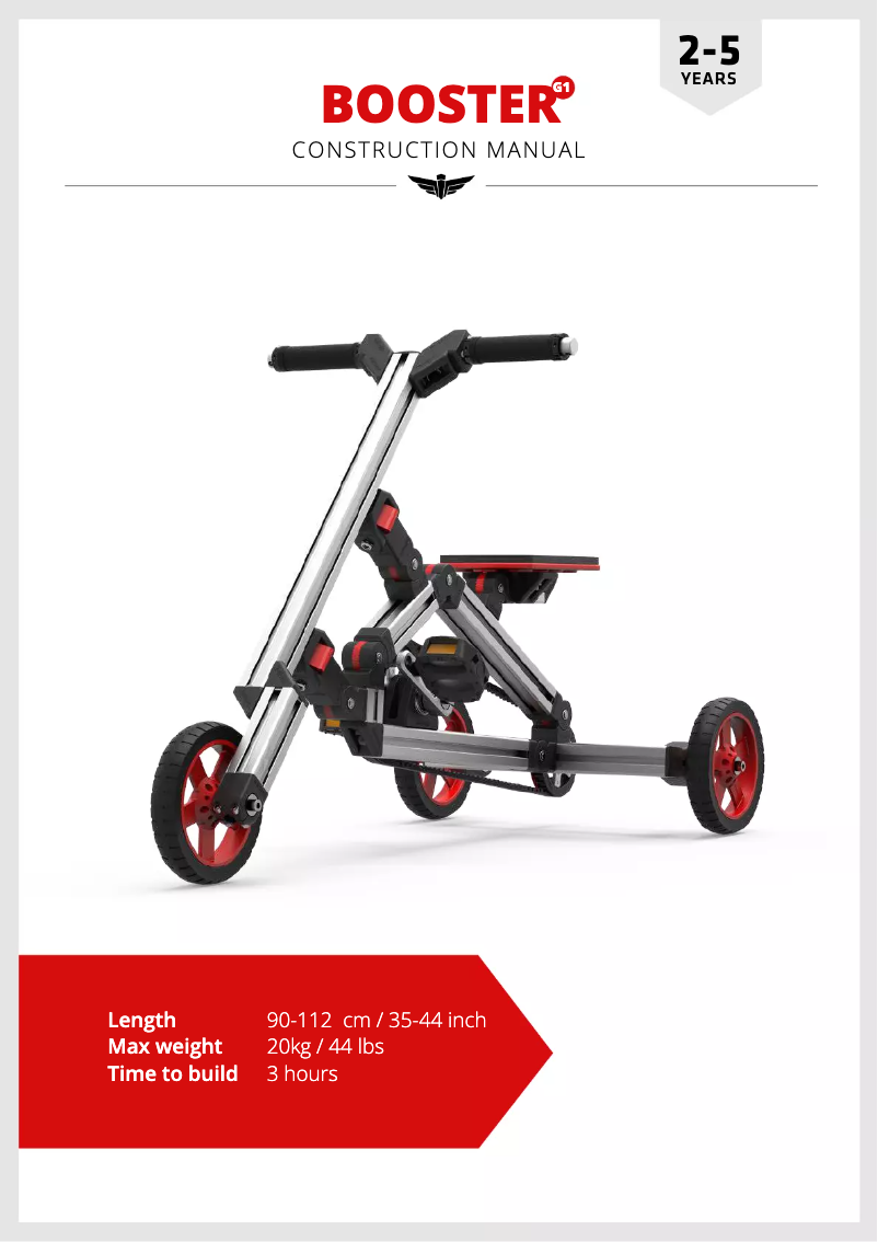 Page 1 de la notice Manuel utilisateur Infento Master Creator Kit Booster