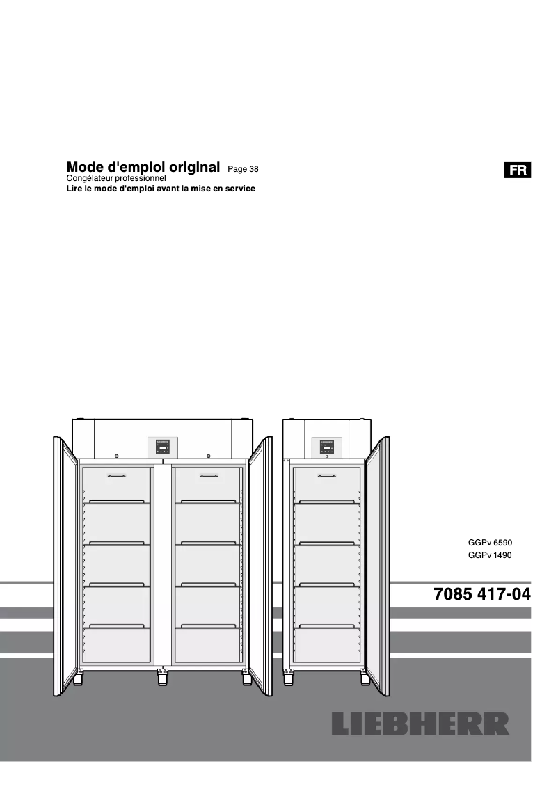 Page n°1 - Manuel utilisateur Liebherr GGPv 6590