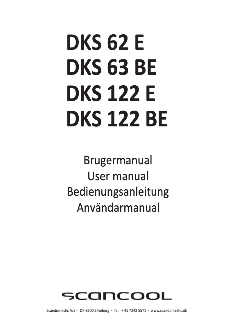 Image de la première page du manuel de l'appareil DKS 63 BE
