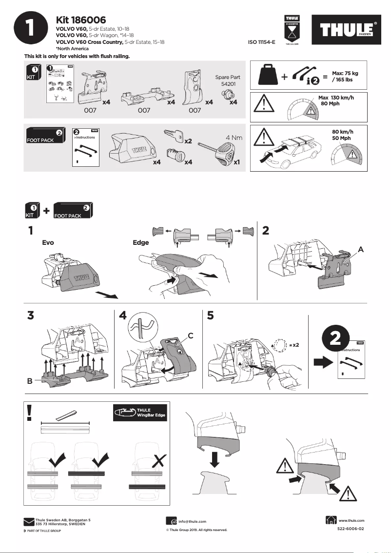 Image de la première page du manuel de l'appareil Kit 186006